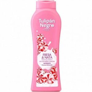 TULIPAN NEGRO GEL BAÑO FRESA Y NATA