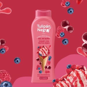 TULIPAN NEGRO GEL BAÑO YOGURT CON FRUTOS ROJOS 650ml