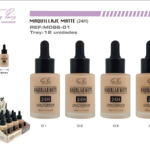Maquillaje Mate 24 Horas Easy Paris