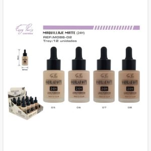 Maquillaje Mate 24 Horas Easy Paris