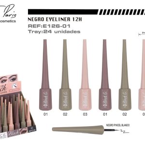 EASY PARIS 12H BLACK LIQUID EYELINER WATERPROOF