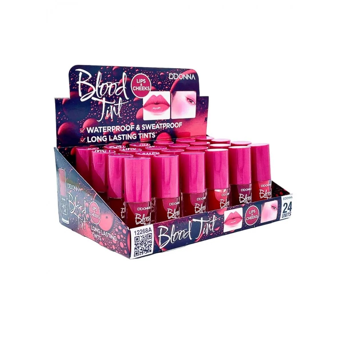 Ddonna lips and cheeks blood tint