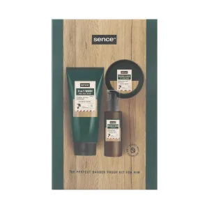 Sence the perfect barber proof kit for him beard oil 50 ml beard and hair wat 50 gr sampoo and showe gel 150 ml