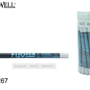 lapiz de ojos color blanco de leticia well 24 h