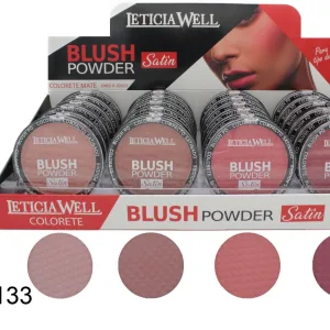 blush powder satin