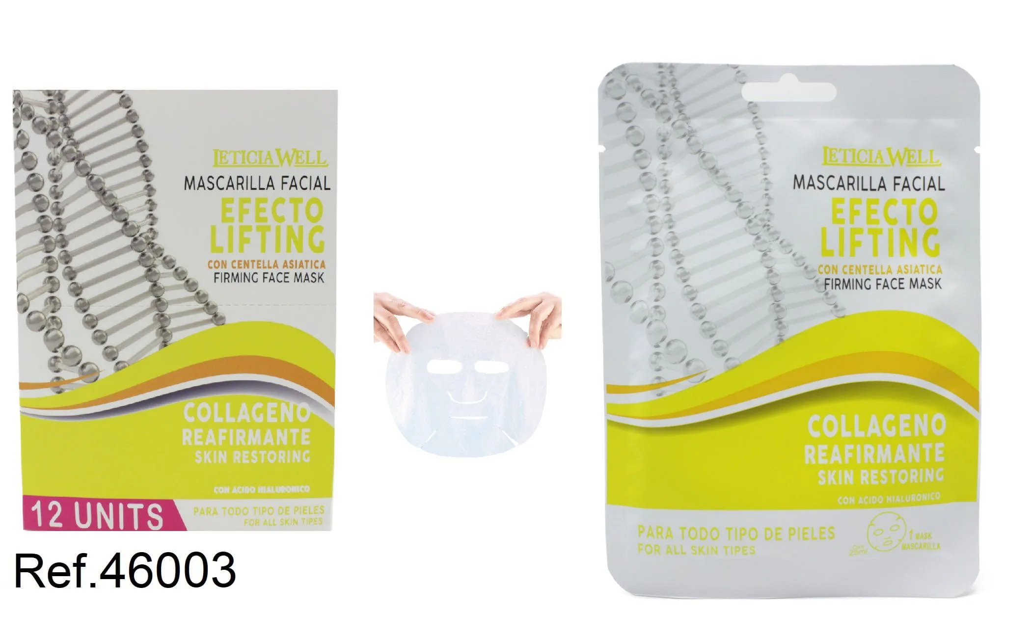 Leticia well efecto lifting mascarilla facial