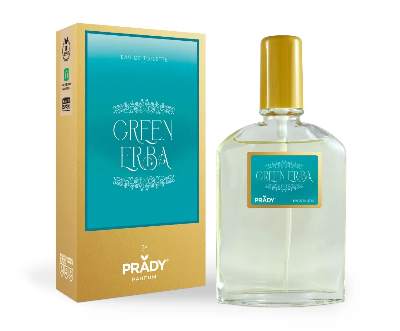Creen erba agua de perfume arabe de prady