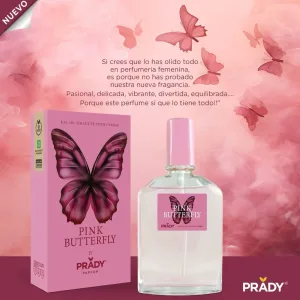 Pink butterfly de prady agua de perfume
