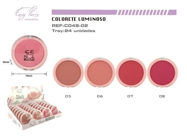 coloretes blush luminosos easy paris