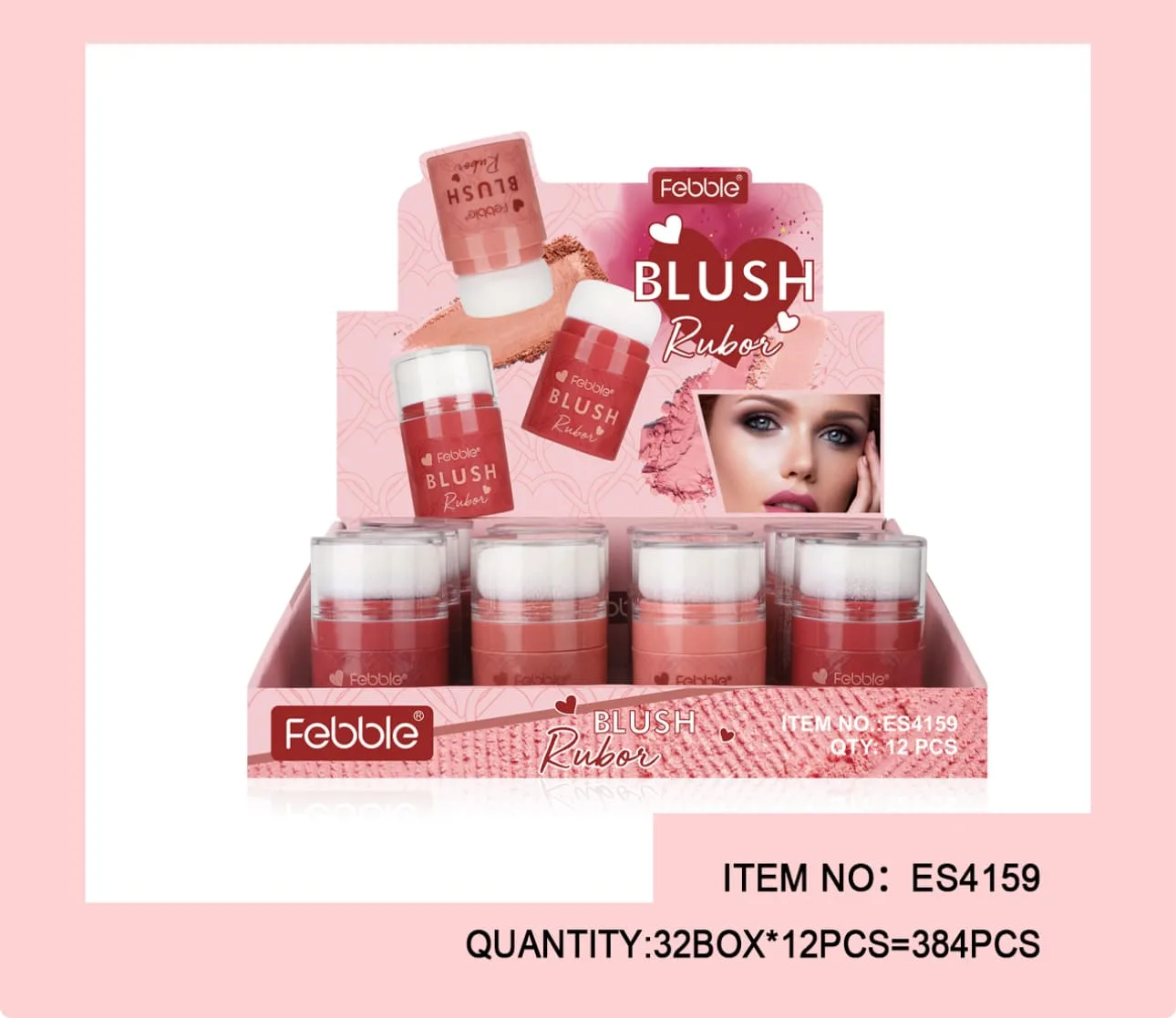 Coloretes febble blush rubor