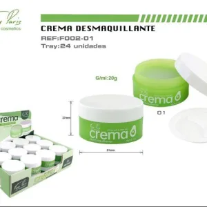 Crema desmakillante de aguacate  de easy paris