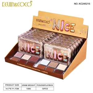 Kevin coco nice 6 colores face lalette