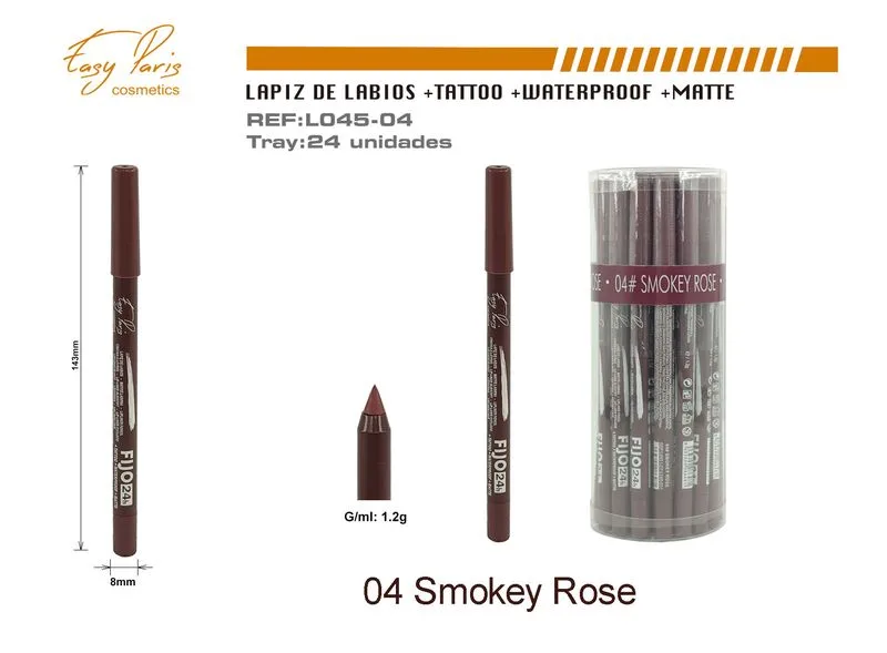 Easy paris fijo 24 h smokey rose 04