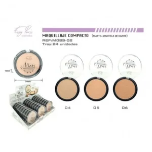 Easy paris mate manteca de karite compacto efecto seda