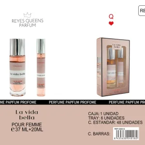 La vida bella eau de parfum 37ml y20ml reyes queens