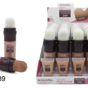 Maquillaje alta cobertura 24 h