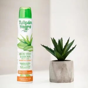 Desodorante spray aloe vera tulipan negro