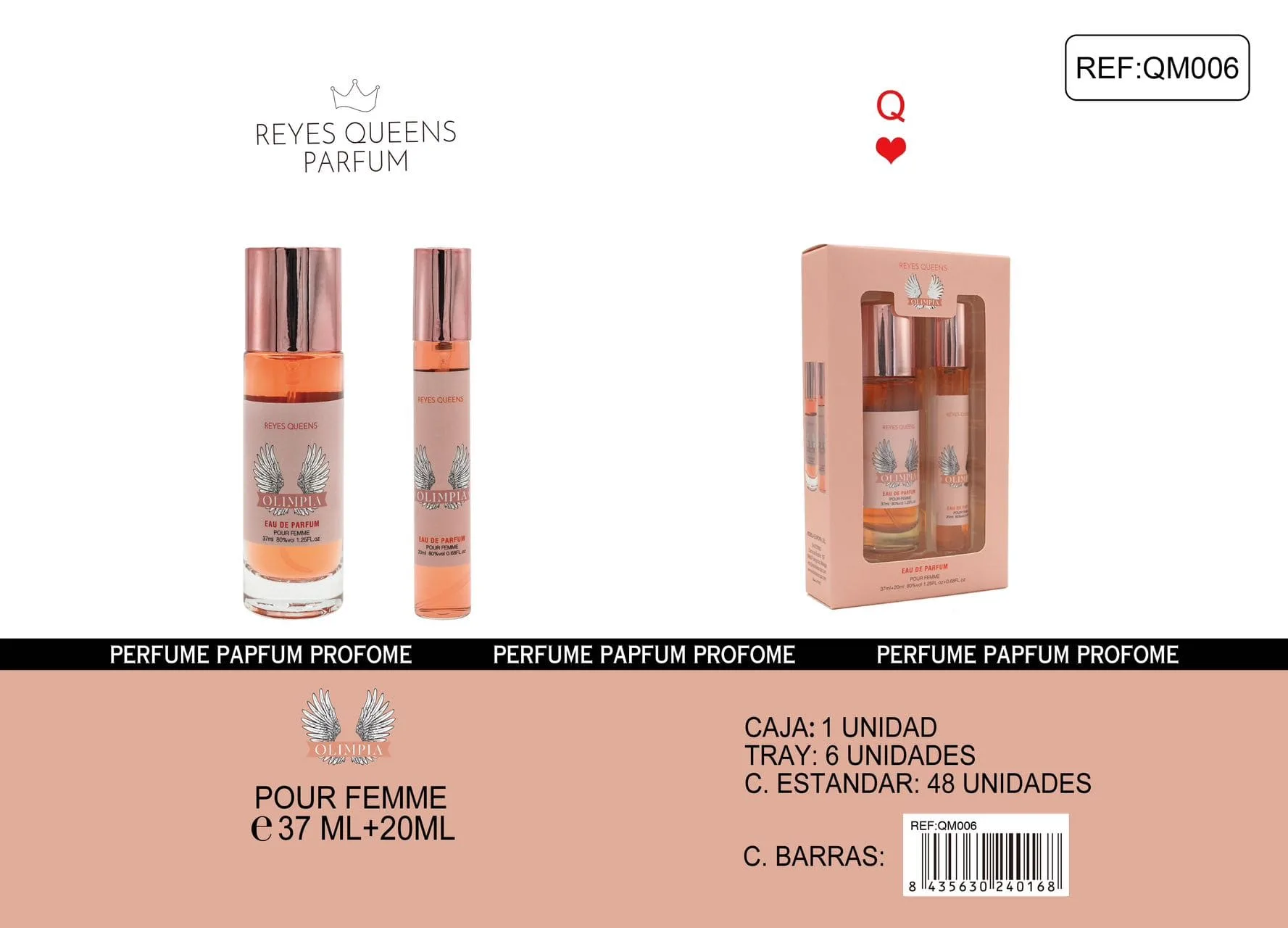 Agua de perfume pack 37ml+20ml