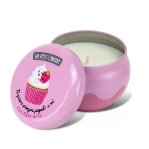 Vela aromatica de fresas con nata de fruit company