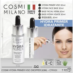 Primer hidratante con aloe vera y vitamina c y e