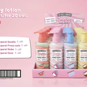 De fruit company twister body locion gel+crema vitamina c y acido hialuronico corporal