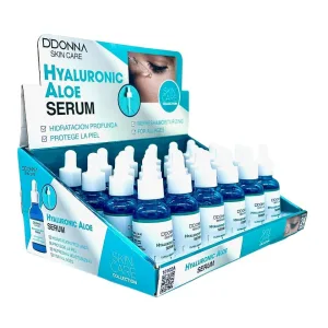 Serum facial con aloe y hialuronico ultra hidratante da elasticidad y volumen