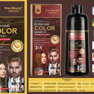 Champoo de tinte 3 en 1 de kiss beauty skin clinic