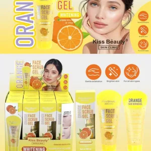 Gel exfoliante facial de naranja 100ml kiss beauty skin clinic