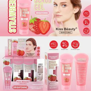 Gel exfoliante facial olor a fresa kiss beauty skin clinic 100ml