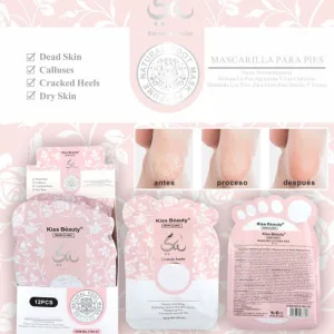 Mascarilla de pies  kiss beauty skin clinic esencia arabe