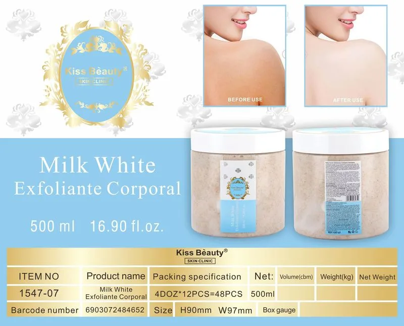 Exfoliante corporal de milk white esencia arabe 500 ml