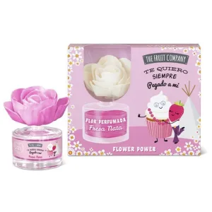 Ambientador de flor perfumada fresas con nata fruit company