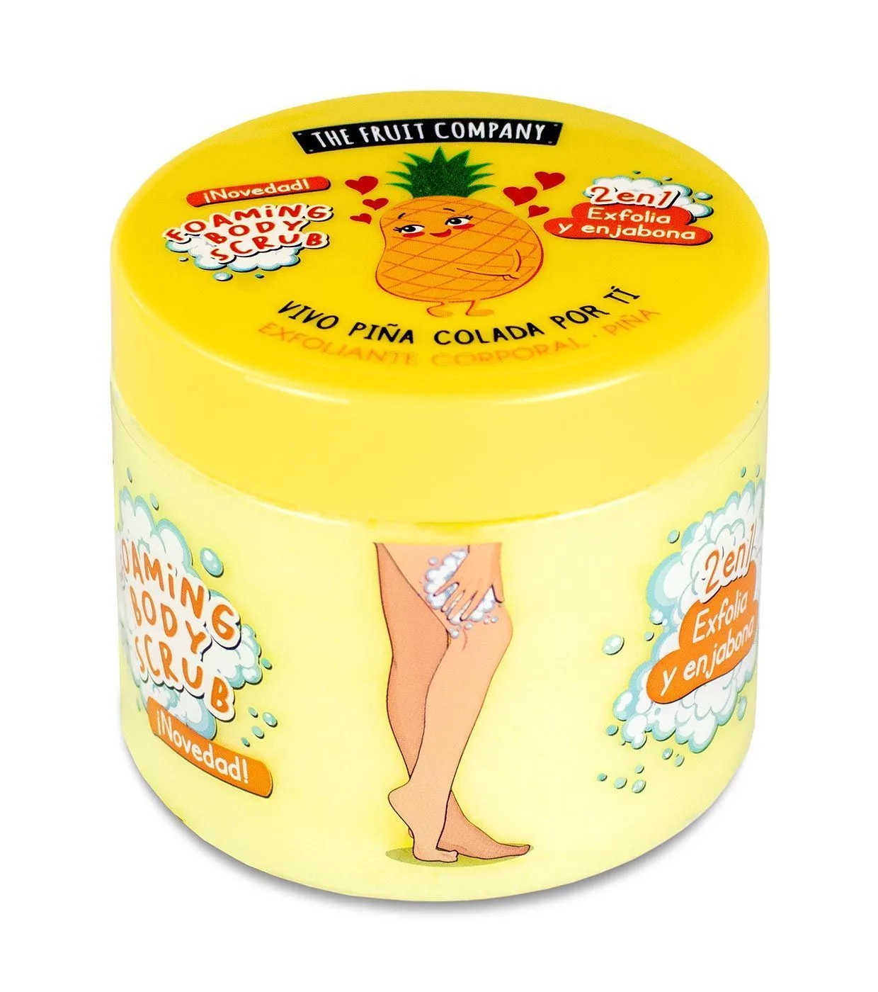 Exfoliante de fruit company de olor a piña 2 en 1