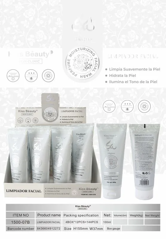 Limpiador facial esencia arabe con colageno de kiss beauty skin clinic