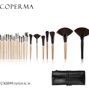 Brochas de maquillaje profesional pelo natural