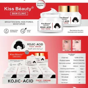 Creama iluminadora hidratante kojic +acido facial