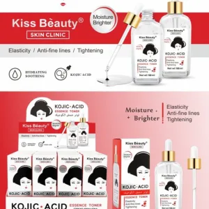 Tonico con esencia kojic acido de kiss beauty